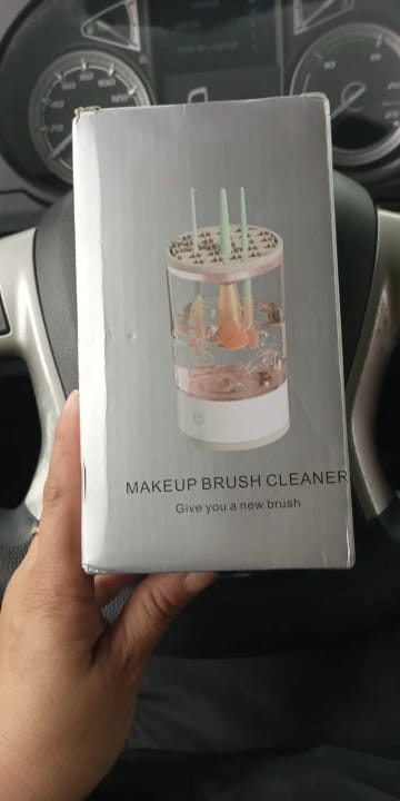 Customer photo review of Electric Makeup Brush Cleaner And  Dryer Machine