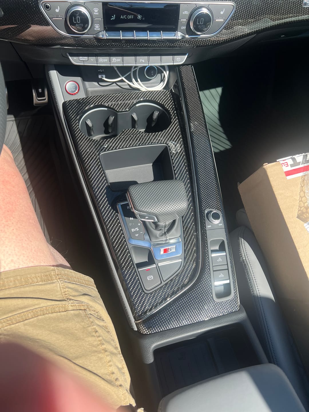 Customer photo review of EZT Audi B9/B9.5 A4/S4 A5/S5/RS5 Interior Center Console Trim