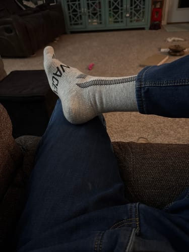 Customer photo review of Men's Alpaca Socks