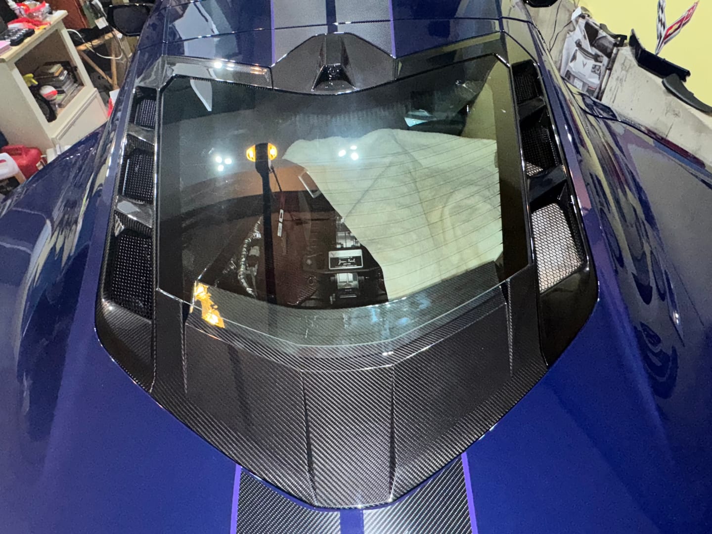 Customer photo review of Corvette C8 Coupe Rear Hatch Vent