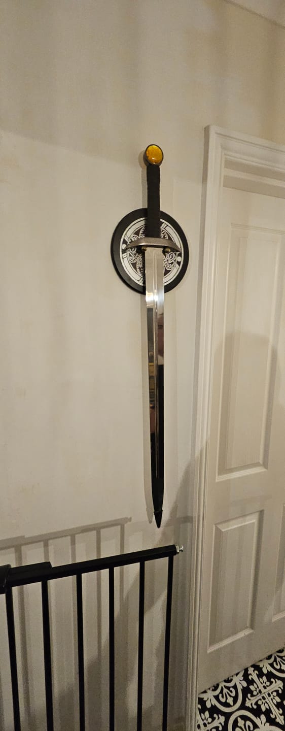 Customer photo review of The Last Kingdom | Uhtred Serpents Breath Replica Sword
