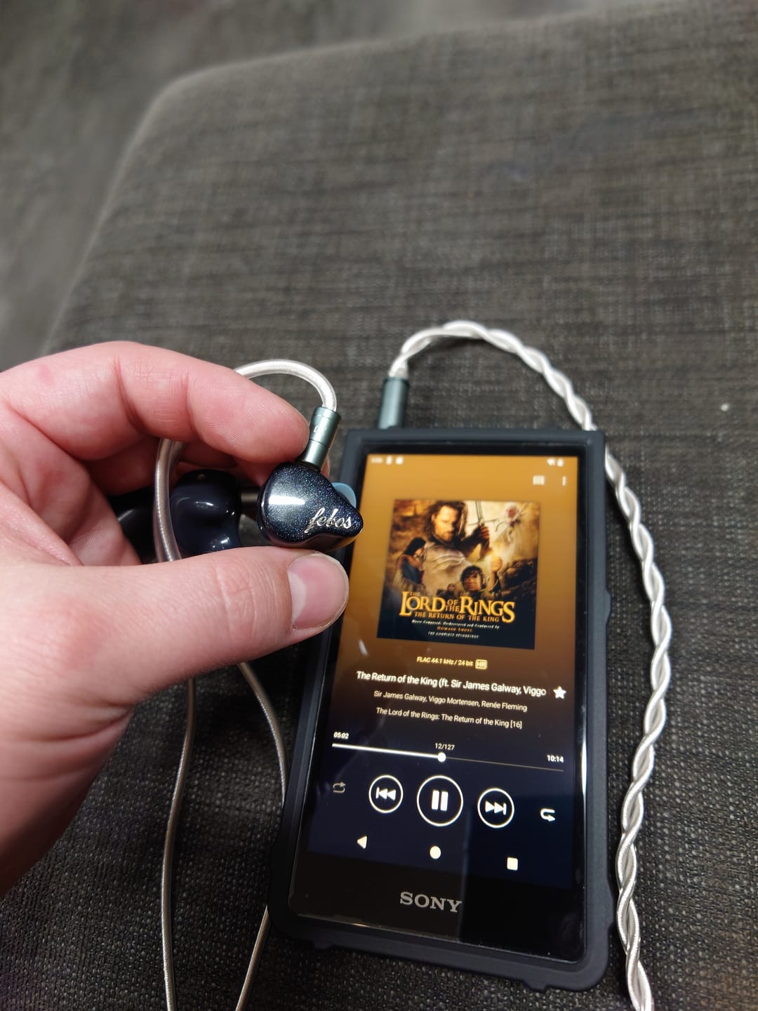 Customer photo review of Hisenior Audio Mega5-EST In-Ear Headphones