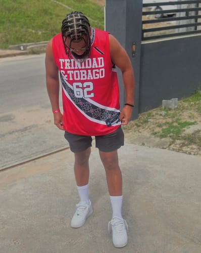 Customer photo review of Trinidad and Tobago Custom Basketball Jersey