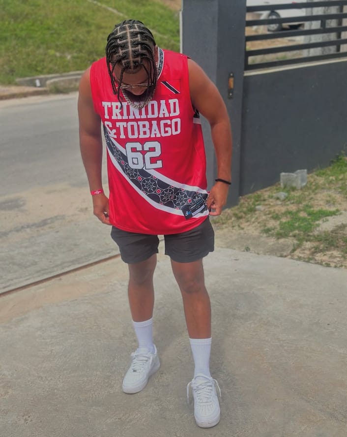 Customer photo review of Trinidad and Tobago Custom Basketball Jersey