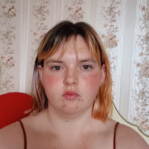 Customer photo review of All The Way | Matte Liquid Blush