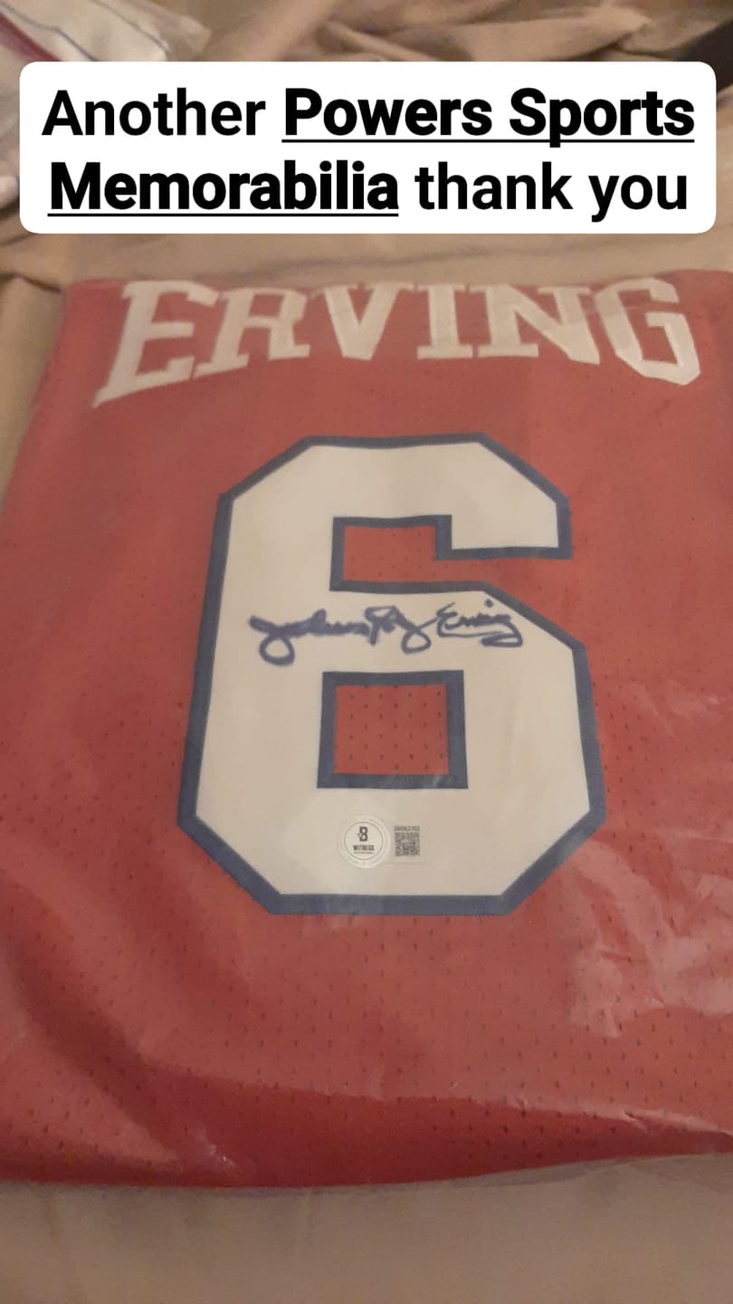 Customer photo review of Julius Erving Autograph Signing