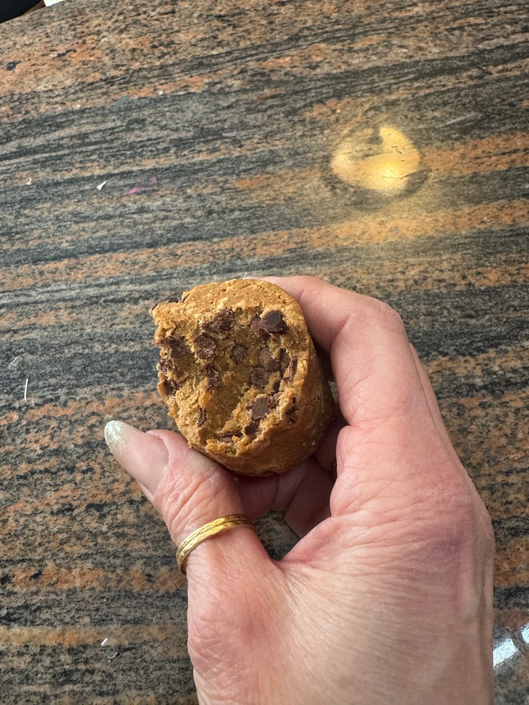 Customer photo review of Cookie Dough Chocolate Chip Truffle  - 6 Truffles