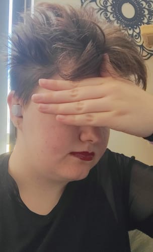 Customer photo review of Ironmouse Demon Queen Tinted Lip Gloss