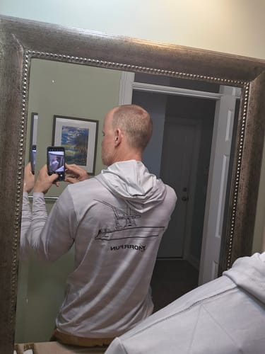 Customer photo review of Custom Low Pro Tech Hooded T-Shirt - ANETIK