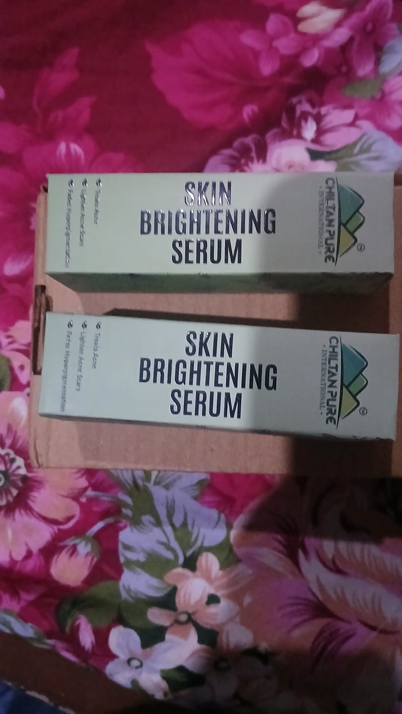 Customer photo review of whitening serum– Anti Aging, Brightens Skin, Treats Acne & Fade Hyperpigmentation ✔️ Best Seller