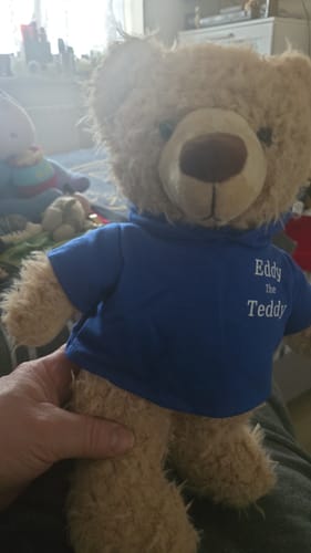 Customer photo review of Eddy The Teddy Bear