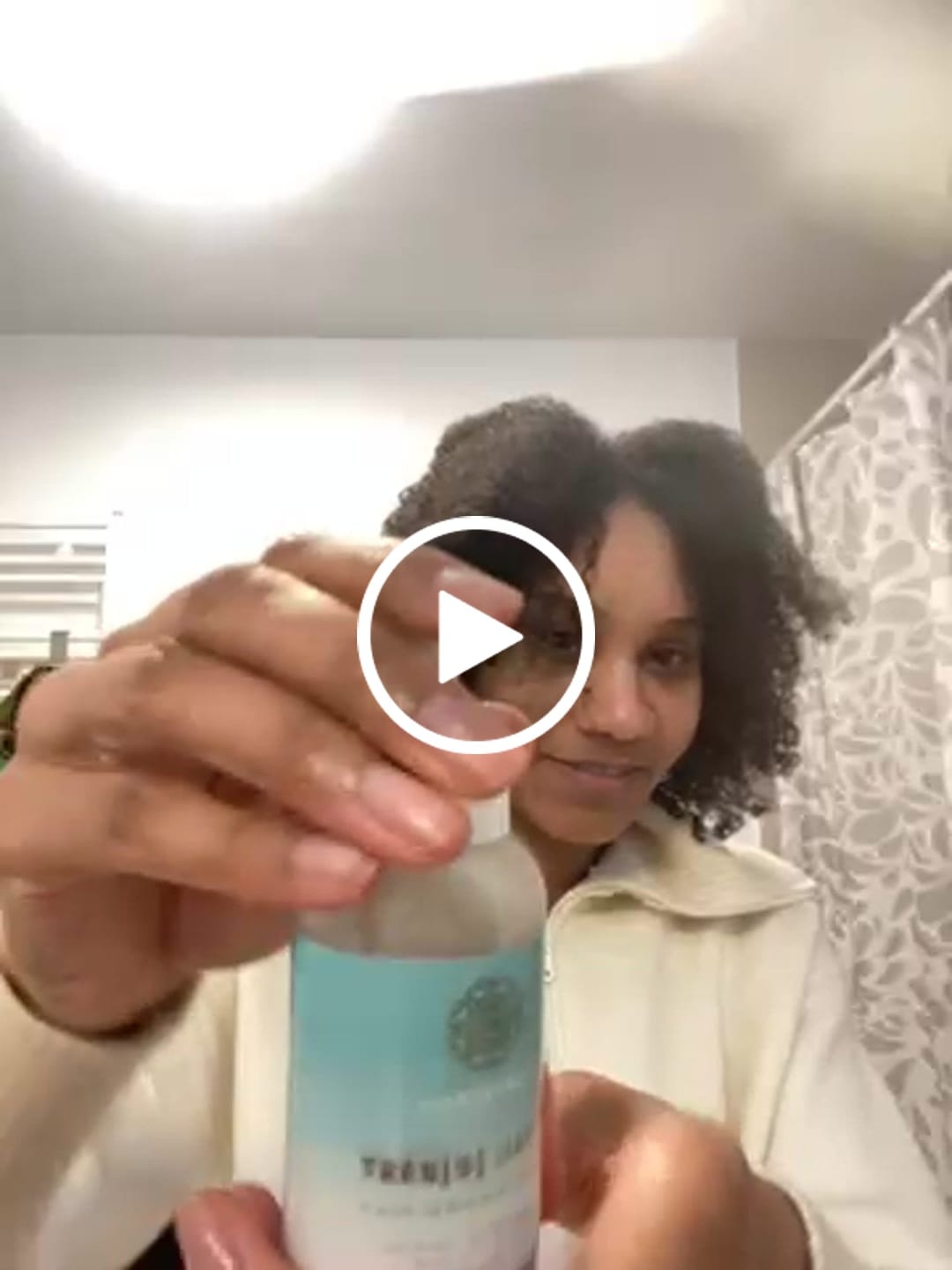 Customer video review of TRÈS[S] GROWN - Hair Growth Serum