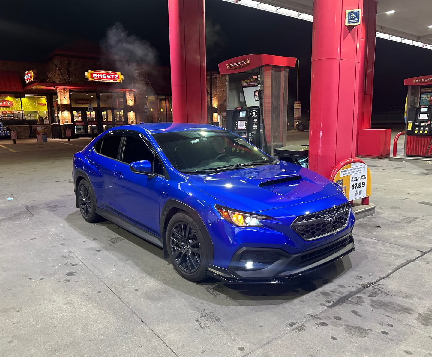 Customer photo review of 2022-Up Subaru WRX | JDM Clip-On Style Side Vent Window Visors Rain Guard