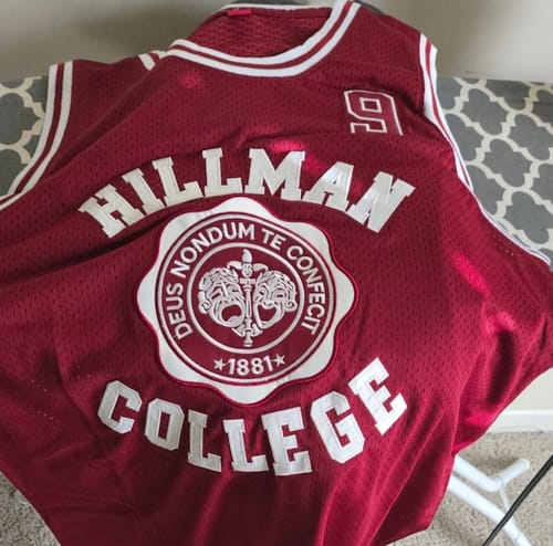 Customer photo review of Dwayne Wayne Hillman College Basketball Jersey