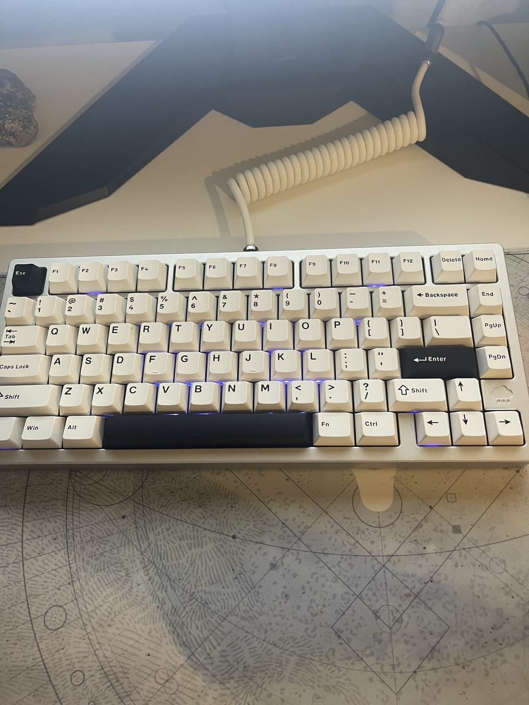 Customer photo review of WOBKEY Rainy 75 Alüminyum Mekanik Klavye