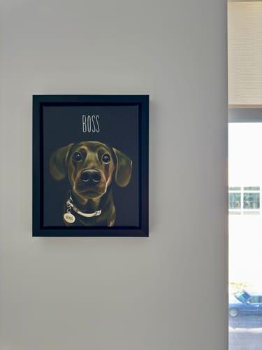 Customer photo review of Pet Art Canvas Wrap