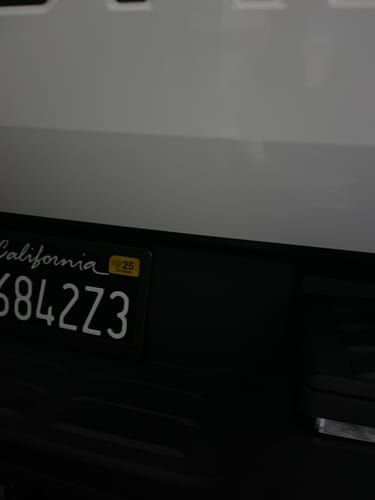 Customer photo review of 1963 CALIFORNIA LICENSE PLATE 6"x12" (156.5mm x 305mm)