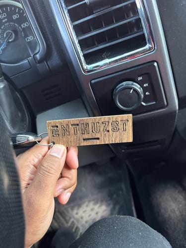 Customer photo review of RUSTIC KEYCHAIN