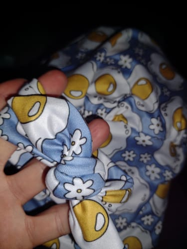 Customer photo review of DuoStyle Scrub Hat - Sunny Side Up