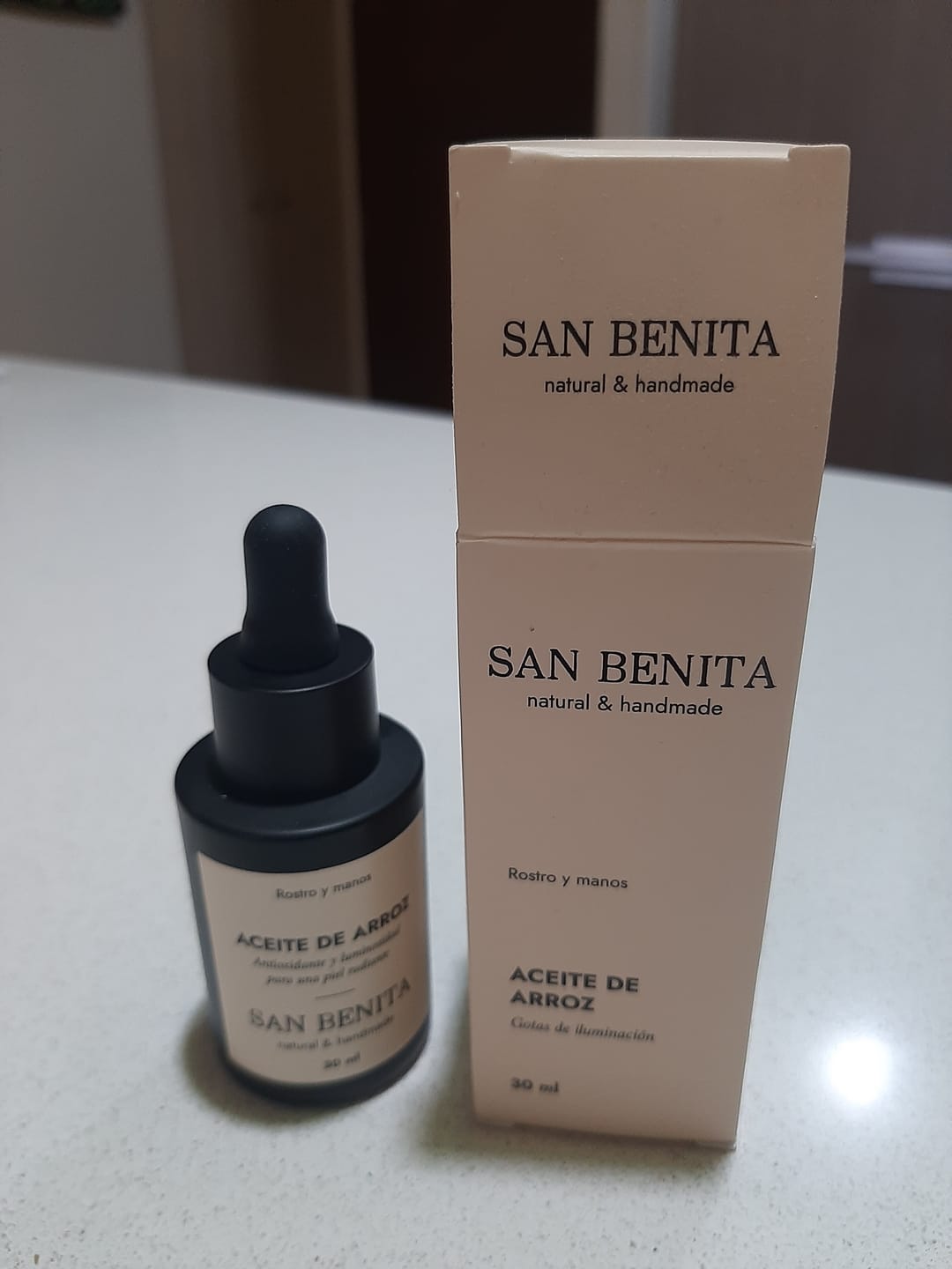 Customer photo review of Aceite de Arroz