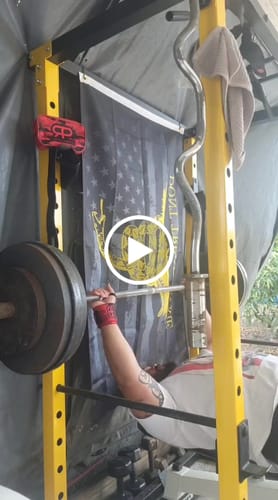 Customer video review of Personal Record Heavy Duty Premium Wrist Wraps - PR901 - Red Camo