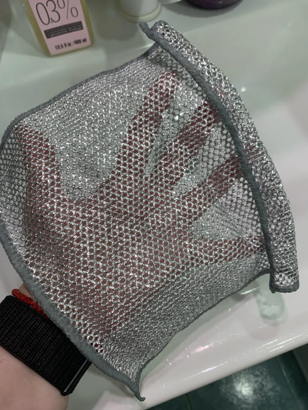 Customer photo review of Magic Dishcloth