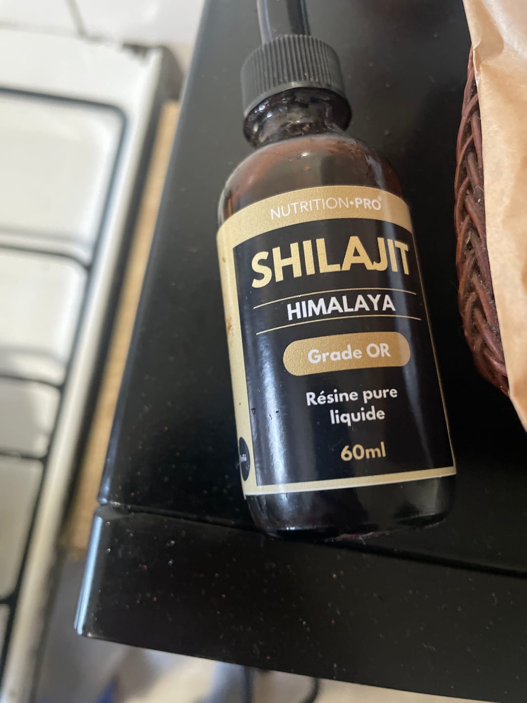 Customer photo review of SHILAJIT (RÉSINE PURE LIQUIDE) - 60ML