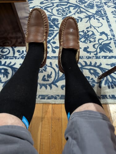 Customer photo review of Performance Eucalyptus Compression Socks