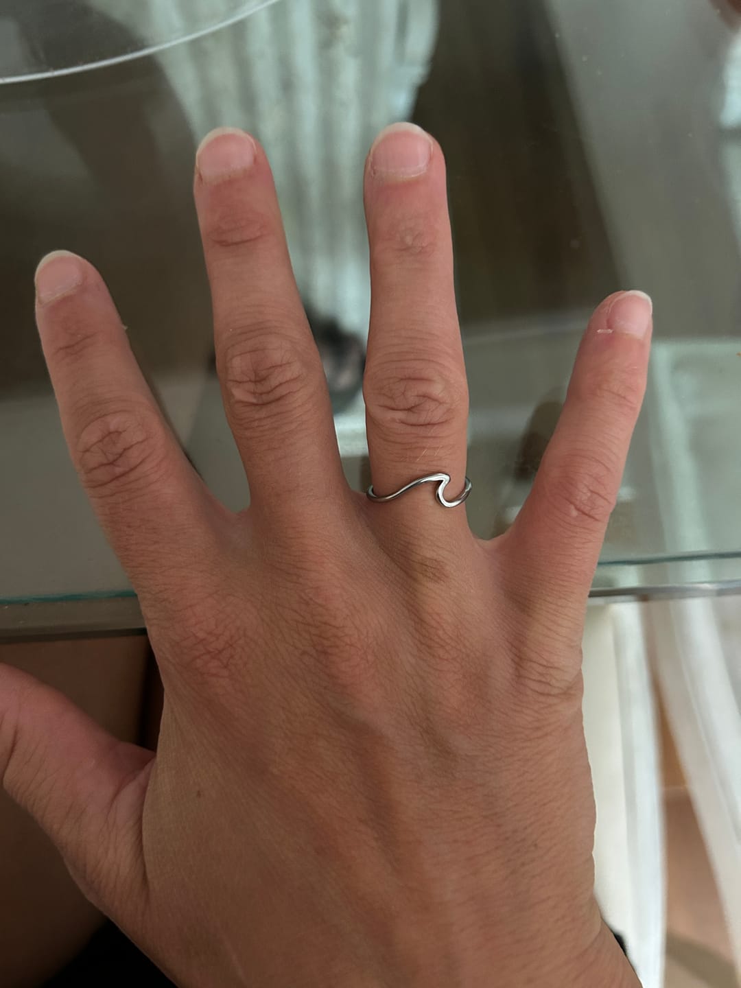 Customer photo review of Imari Silver Wave Ring