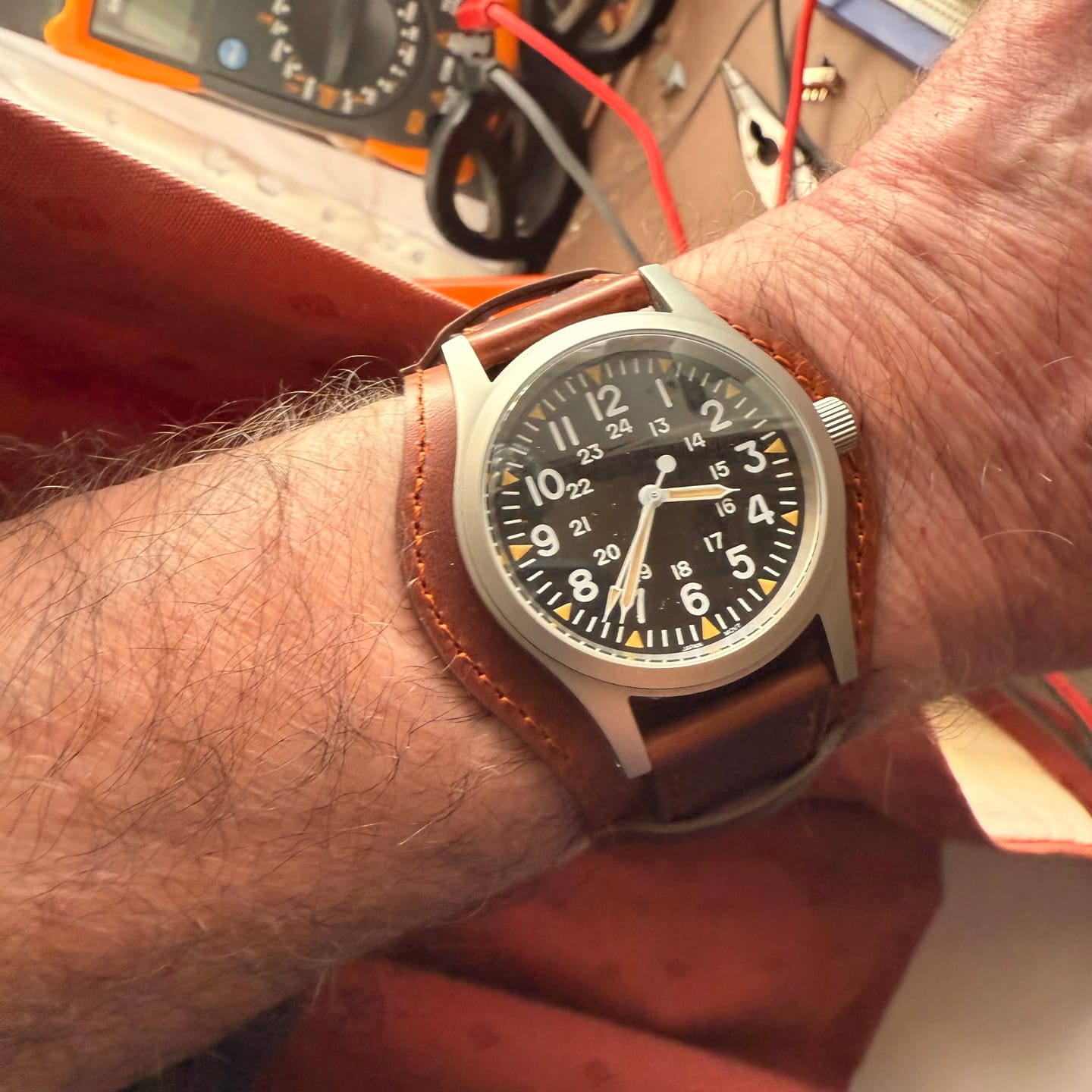 Customer photo review of The "Daily Beater" Field Watch