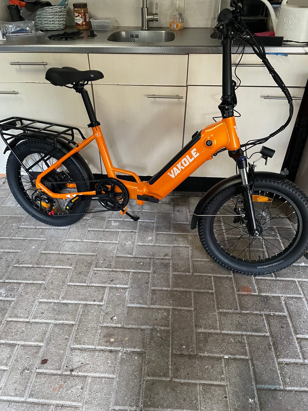 Customer photo review of Vakole VT4 250W 20" Foldable Electric Bike 468Wh Step-through E-bike 36V 13Ah Battery