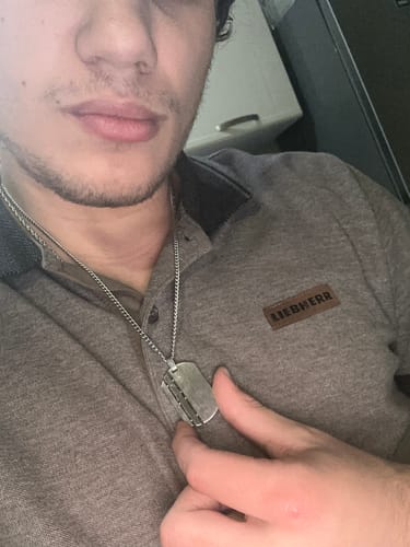 Customer photo review of Custom Humbler Dogtag