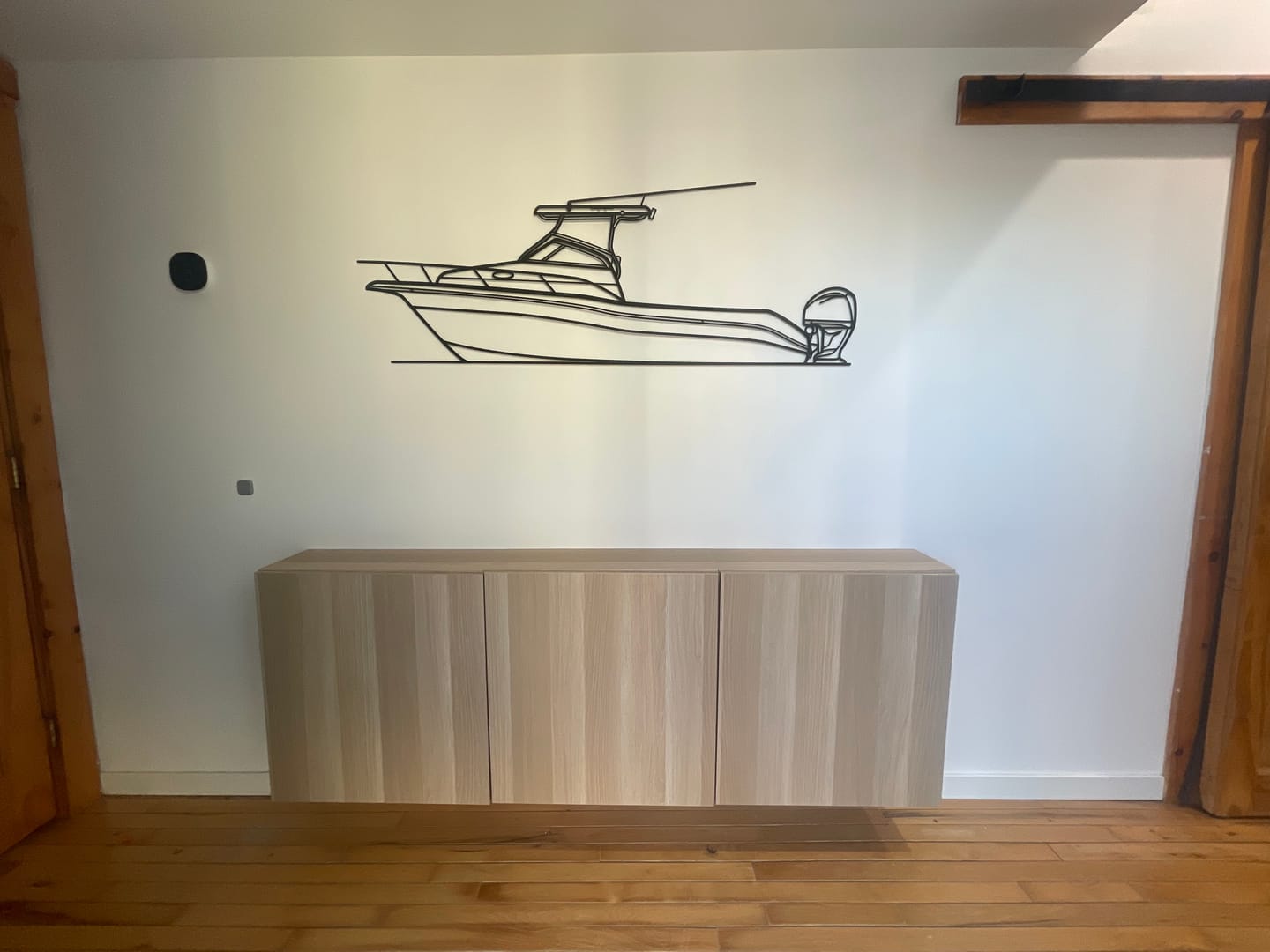 Customer photo review of Striper 2006 Silhouette Metal Wall Art