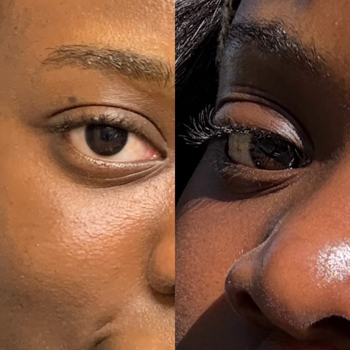 Customer photo review of LASH GROWTH SERUM