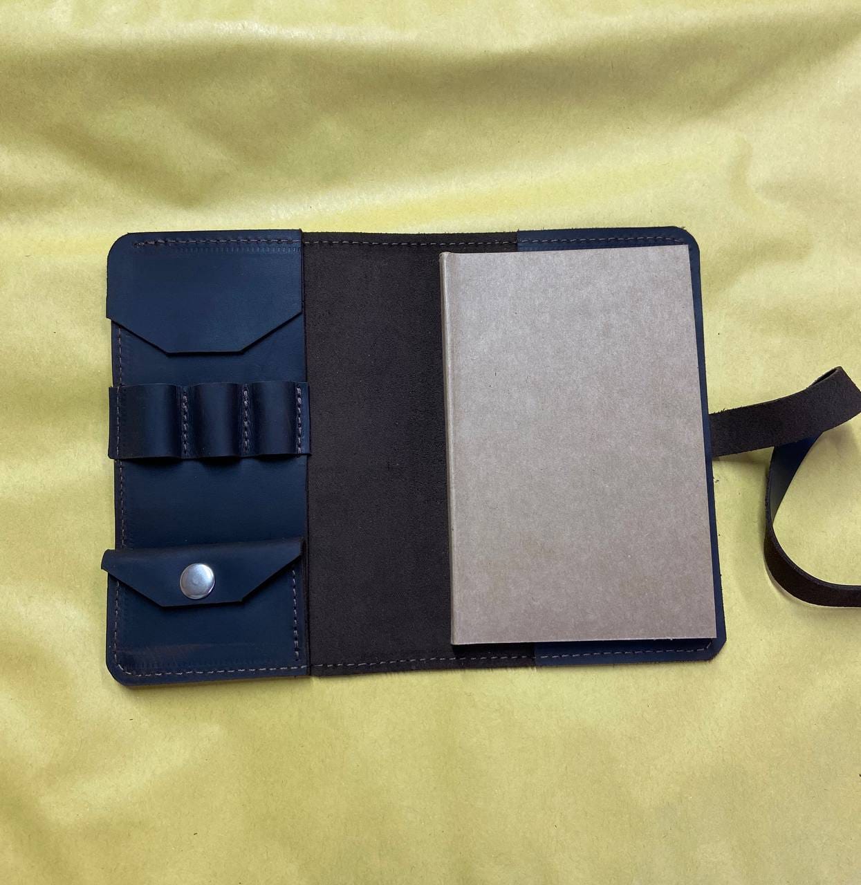 Customer photo review of Leather Custom Sketchbook