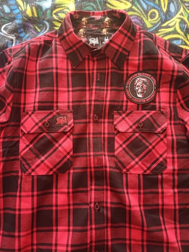 Customer photo review of Death - Scream Bloody Gore - Flannel Shirt