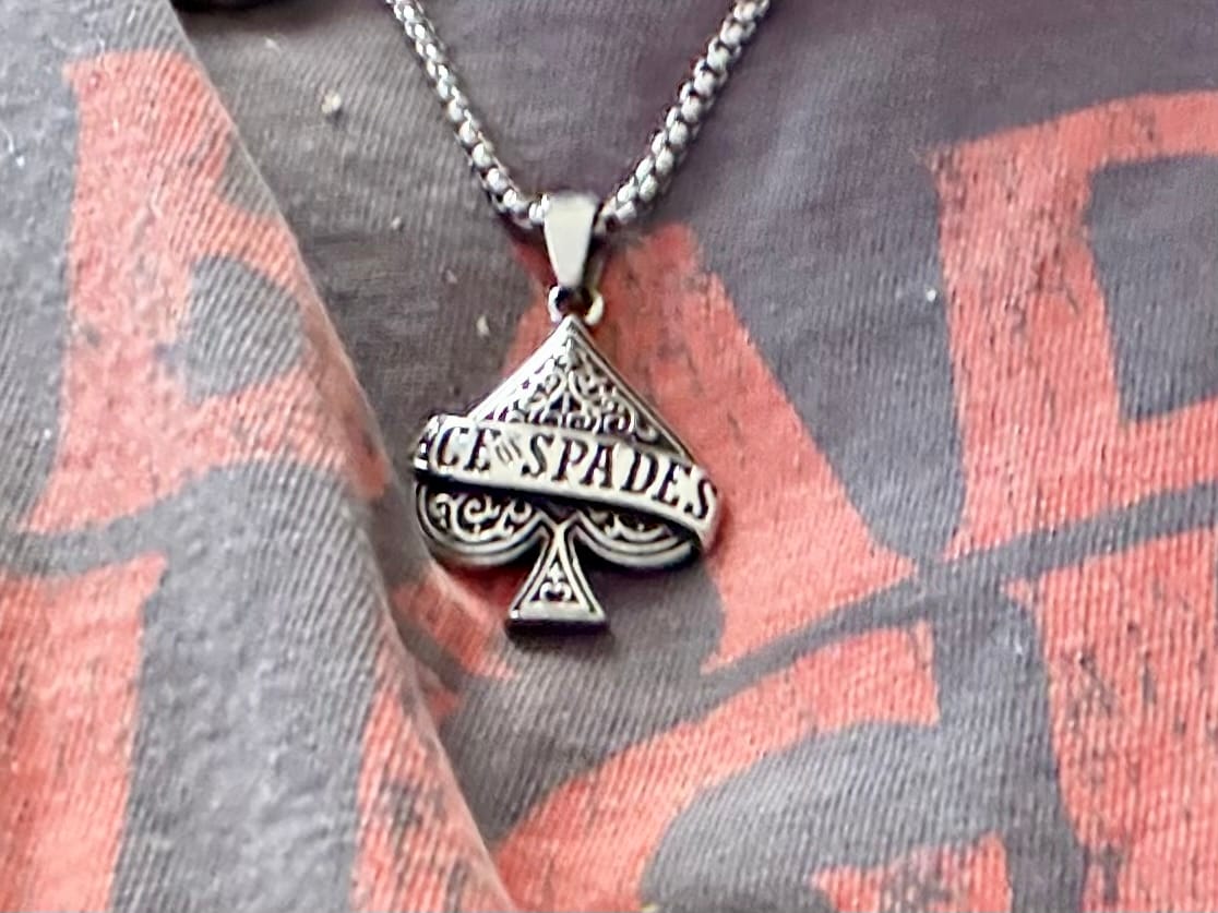 Customer photo review of ACE OF SPADES.