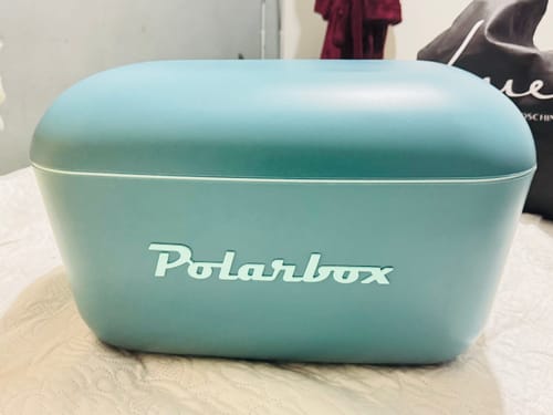 Customer photo review of Polarbox Retro Cooler Box 12L | 20L Marine Blue