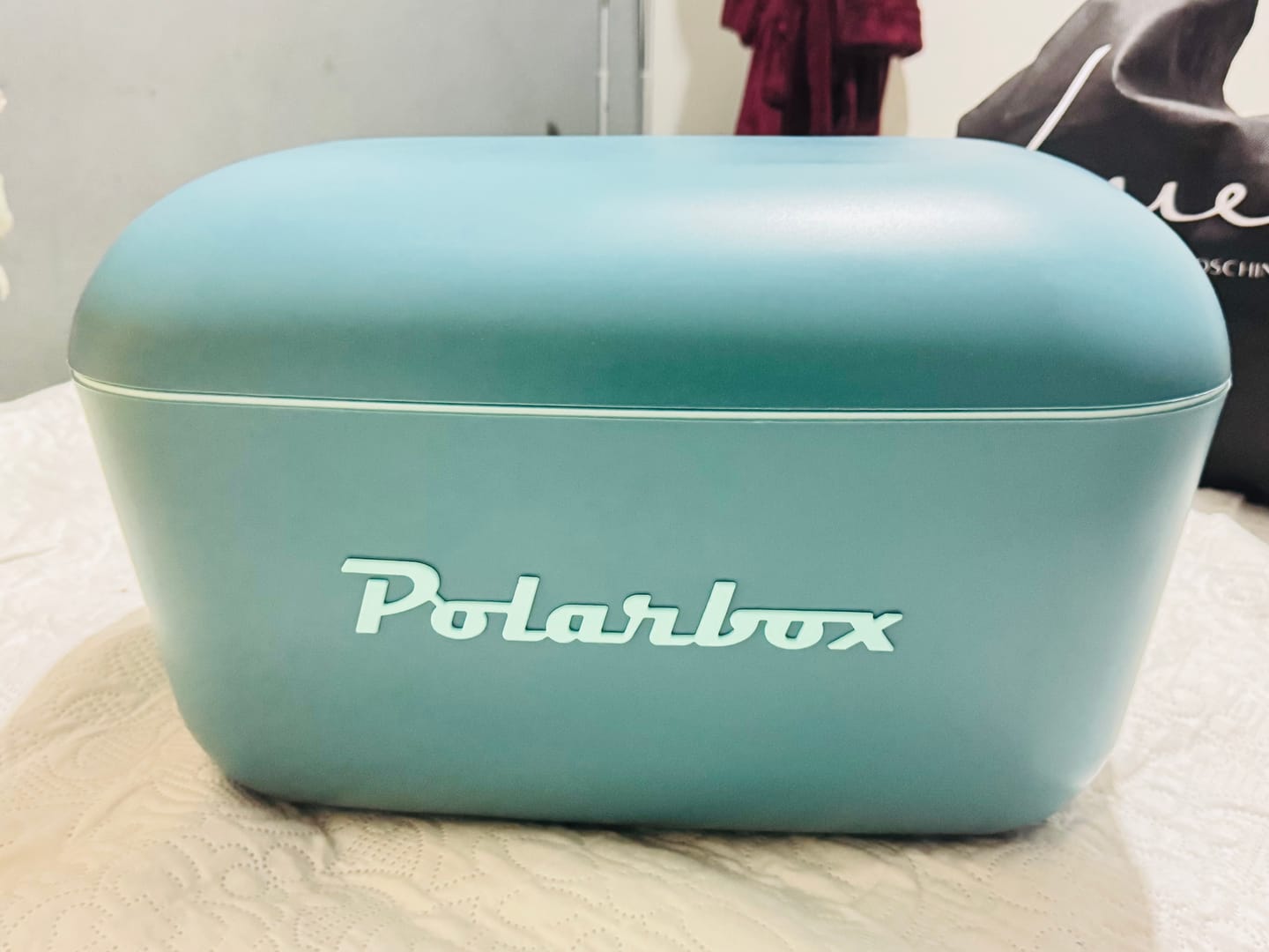 Customer photo review of Polarbox Retro Cooler Box 12L | 20L Marine Blue