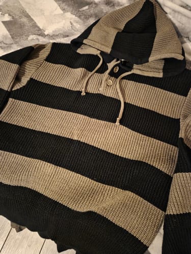 Customer photo review of RT No. 5521 KNITTED BUTTON-UP HOODED SWEATER