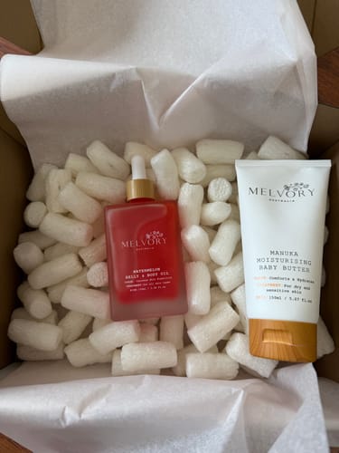 Customer photo review of New Watermelon Belly & Body Oil