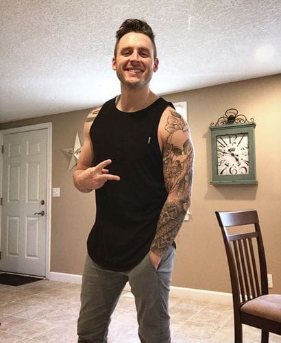 Customer photo review of 021 ESSENTIAL DROP-CUT TANK - Demo Test