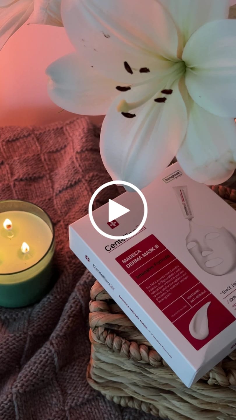 Customer video review of Madeca derma mask III Intensive Formula 23ml*10p