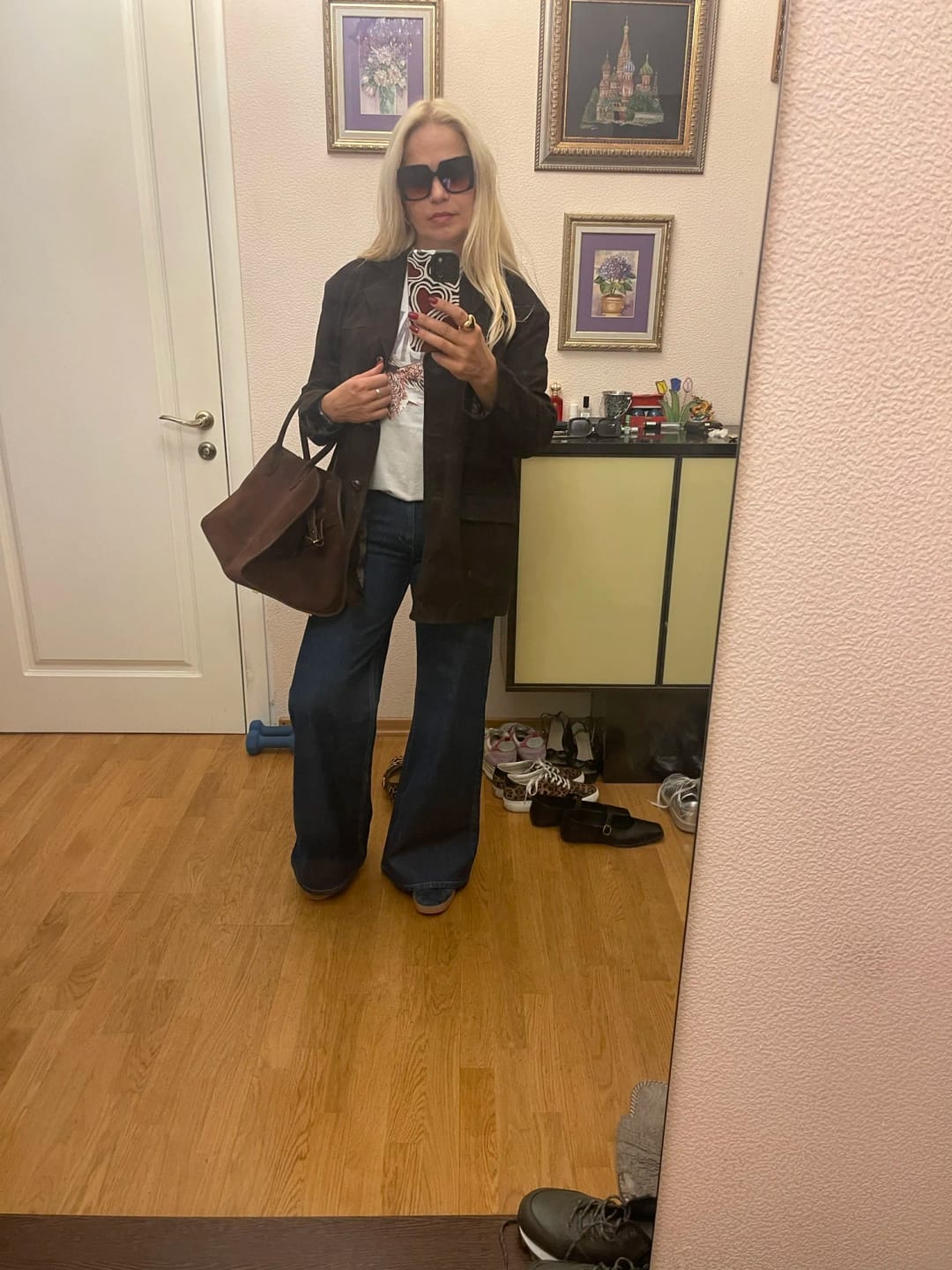 Customer photo review of Henna Shopper Bag