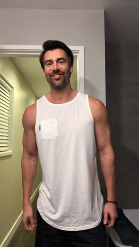 Customer photo review of 021 ESSENTIAL DROP-CUT TANK - Demo Test