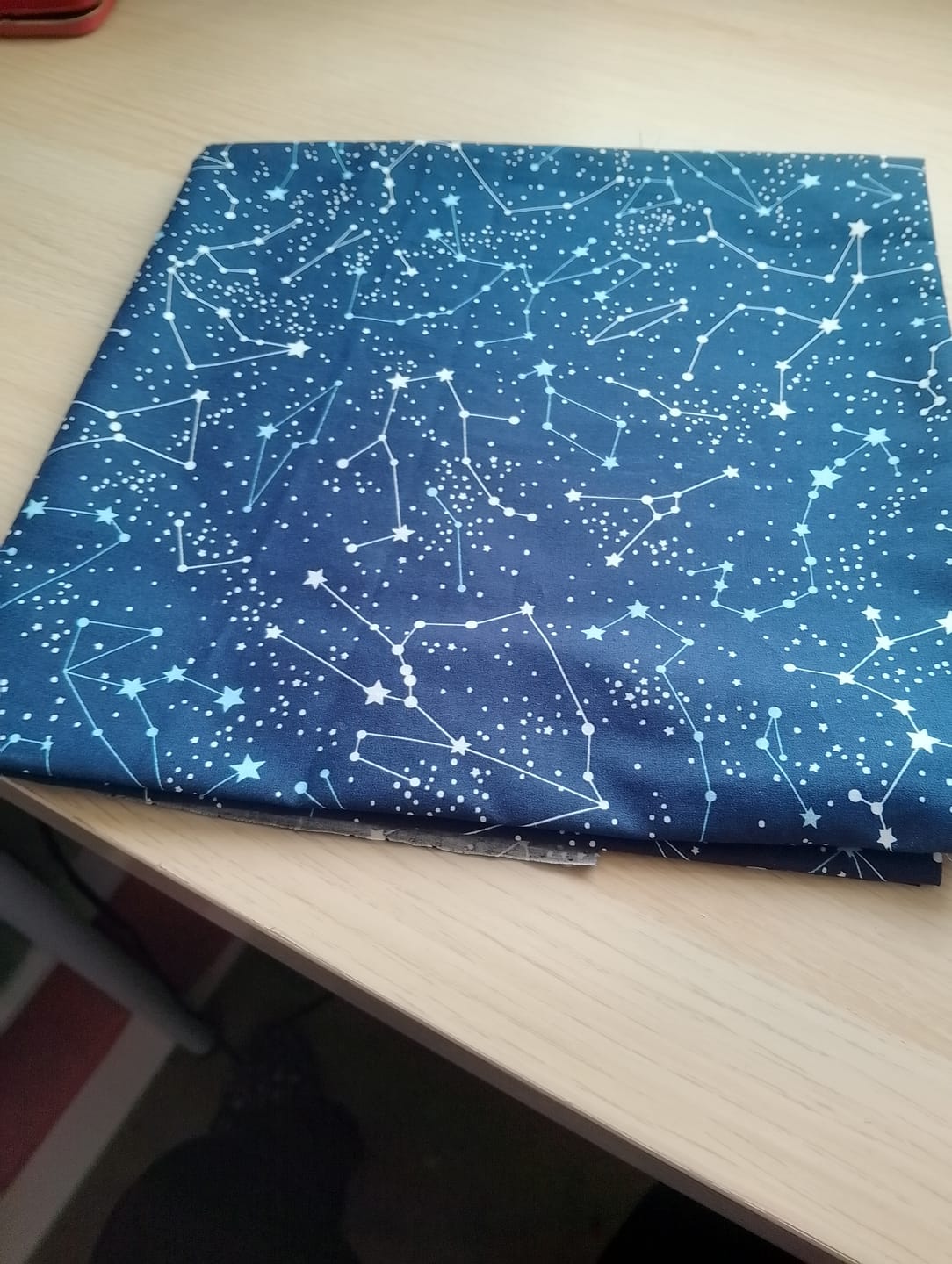 Customer photo review of Stars Constellation Rose & Hubble Cotton Poplin Fabric