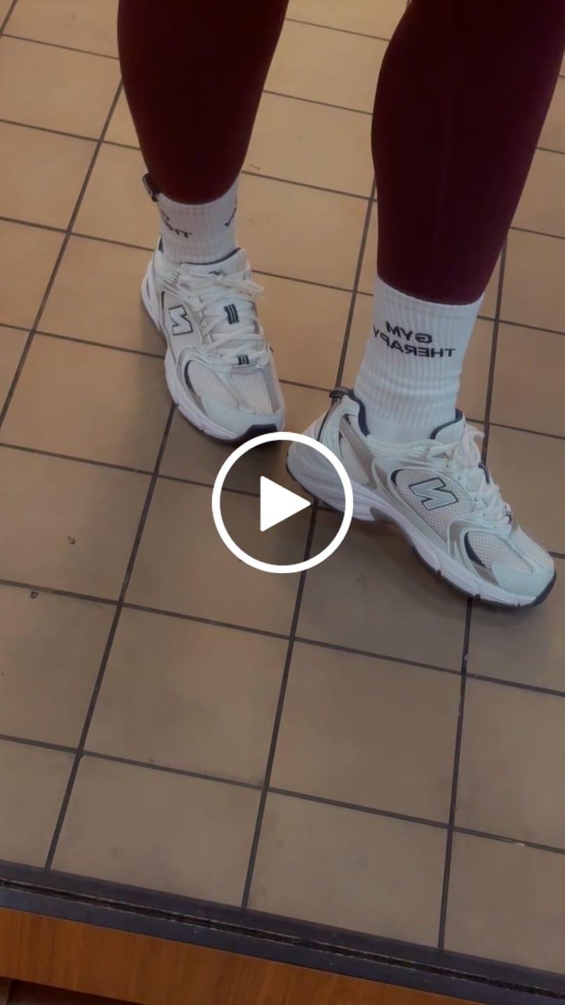 Customer video review of Stay Focused - Women's Crew Workout Socks