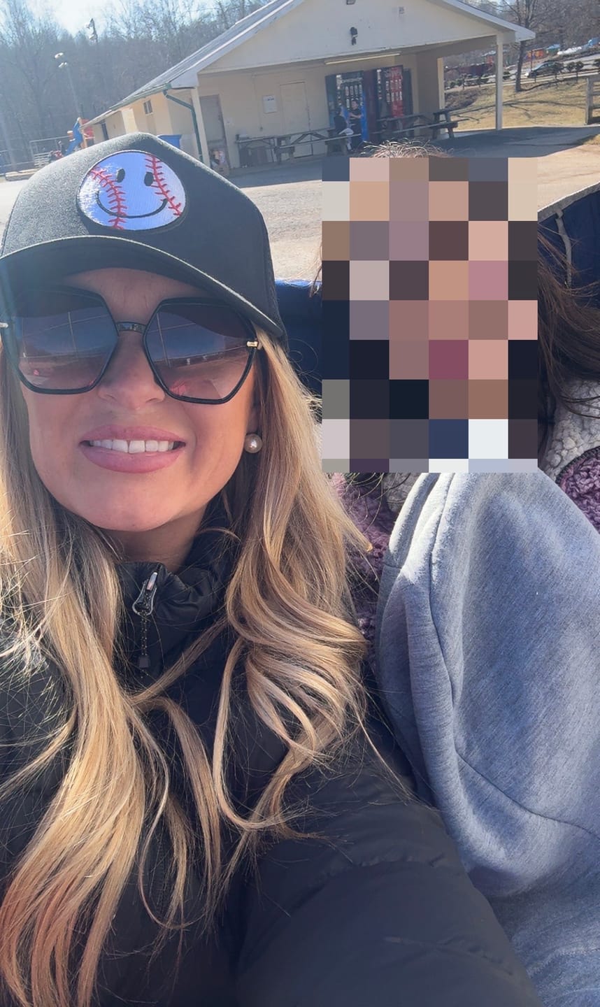 Customer photo review of Baseball Happy Face Trucker Hat