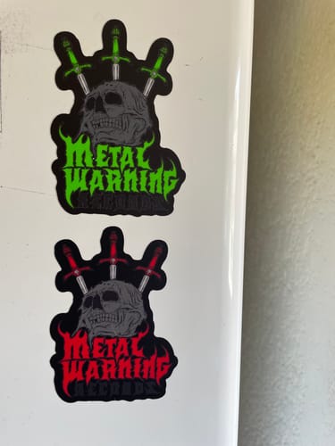 Customer photo review of Stickers Laminados Mate