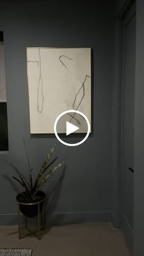 Customer video review of Beige Abstract Art #ABAO38